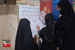 برپایی موکب فرهنگی جوانی جمعیت در پیاده&zwnj;روی اربعین در سرخه