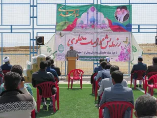 توزیع کمکهای مومنانه در آستانه ماه مبارک رمضان در شهرستان درمیان