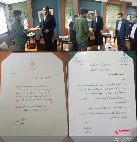 تقدیر معاون هنری وزیر و قادر آشنا از 