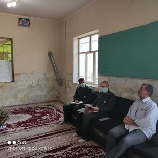 جلسه توجیهی مسئول عملیات ناحیه میبد با پایگاه&zwnj;های مقاومت حوزه دو جند الله میبد