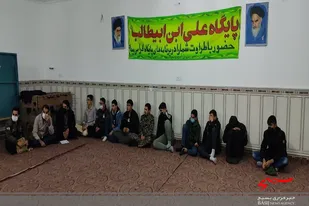 گشت محله محور پایگاه مقاومت امام علی ابن ابیطالب (ع) سرخه برگزار شد