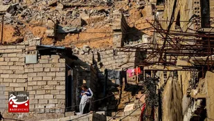 مصدوم شدن یک نوجوان در اهواز در اثر ریزش آوار