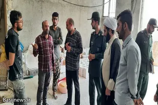 بازدید فرمانده سپاه قهاوند از کارگاه سفال در روستای بوبوک آباد