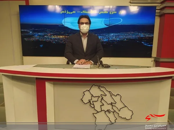 مجری شبکه دنا به پویش «من هم ماسک میزنم» پیوست