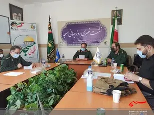 نشست خبری جانشین سپاه استان قم به مناسبت روز جهانی مسجد با اصحاب رسانه