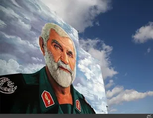 رونمایی از تمثال سردار سرلشگر شهید حسین همدانی در همدان+تصاویر