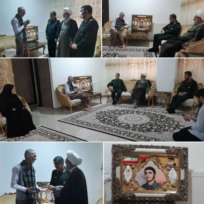سرکشی سردار شاکرمی از خانواده شهید حیات سروری