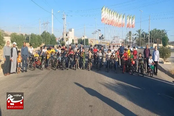 مسابقه دوچرخه سواری در بخش کنارتخته کازرون برگزار شد
