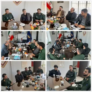 دیدار رئیس دادگستری و دادستان پیشوا با فرمانده سپاه