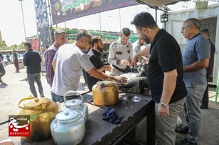 برپایی ۵ موکب نیشابور در مسیر پیاده‌روی اربعین