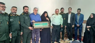 دیدار با خانواده شهید جاوید الاثر اسدالله سواری بمناسبت هفته دفاع مقدس در شهر رفیع