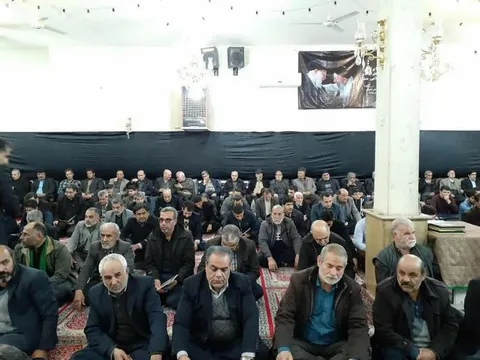 مراسم گرامیداشت سردار آسمانی شهید قاسم سلیمانی و شهدای مقاومت در شهر زاویه