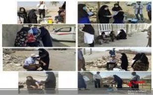 واکسیناسیون عشایر توسط بسیج جامعه پزشکی و حوزه شهدای هلیلان