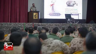 برگزاری آئین گرامیداشت عملیات والفجر ۸ و روز حفاظت اطلاعات سپاه در لشگر عملیاتی ۲۵کربلای مازندران