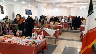 برپایی نمایشگاه توانمندی&zwnj;های بانوان روستای بنیس