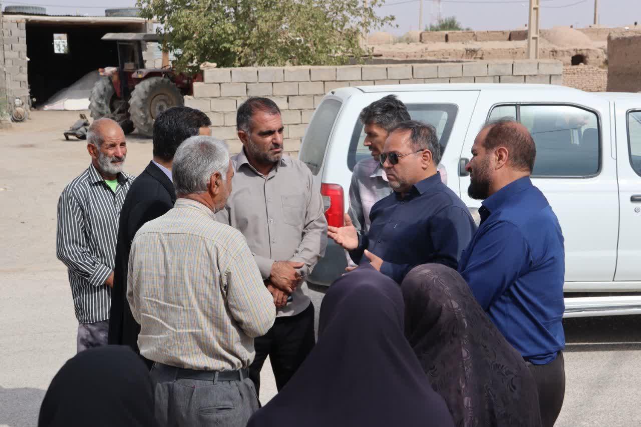 فرماندار میامی از چهار روستای بخش پل ابریشم بازدید کرد+تصاویر