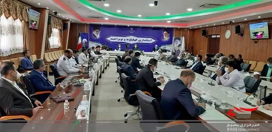 واکاوی آتش سوزی خائیز در ستاد بحران استان / تقدیر فیلی از خدمات تیپ 48 سپاه فتح استان