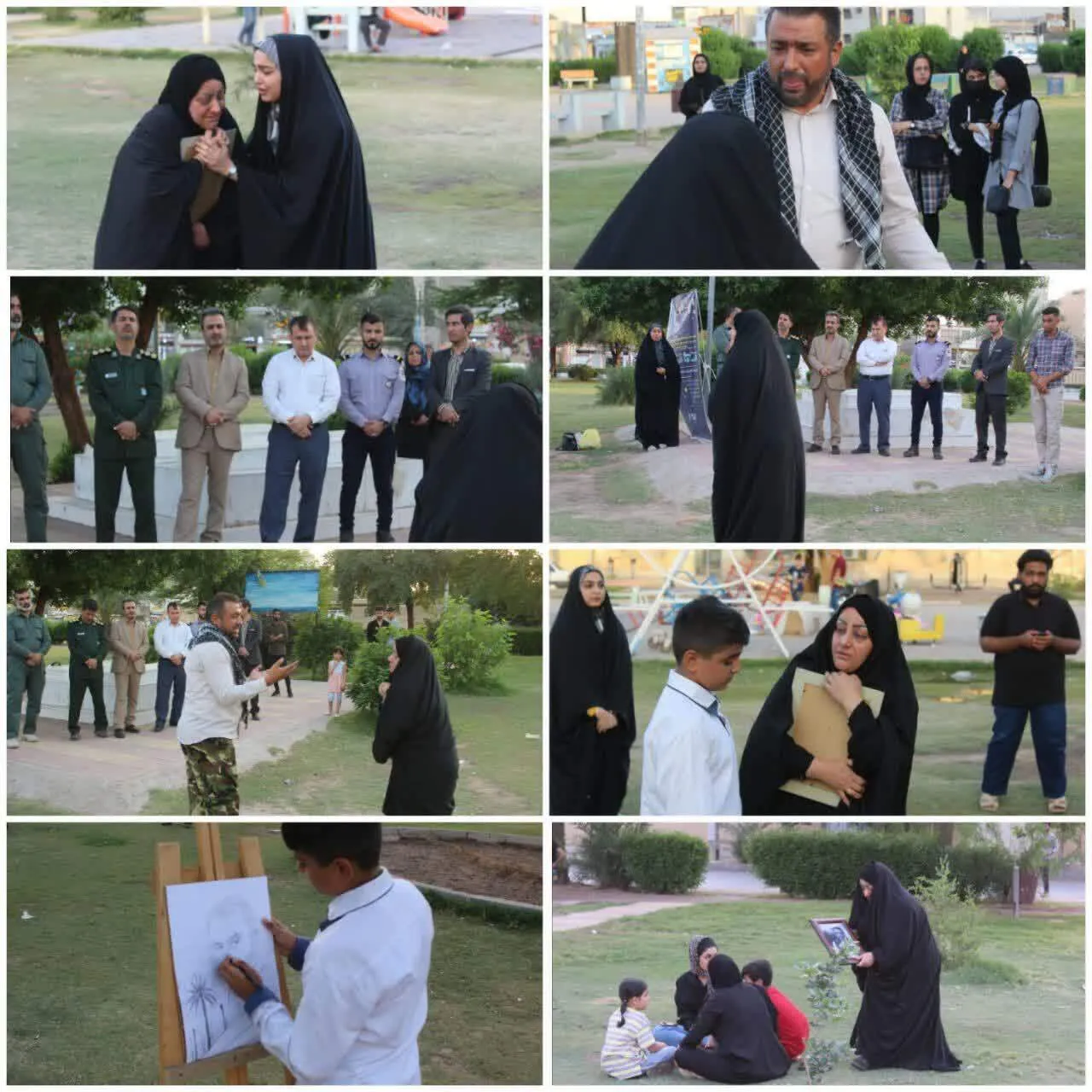 نمایش سرنوشت منتخب کانون بسیج هنرمندان ناحیه امام حسین(ع)اهواز در دومین رویداد هنری تئاتر شب‌های فیروزه‌ای خوزستان