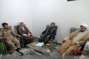 بسیجیان راسک با امام جمعه دیدار کردند