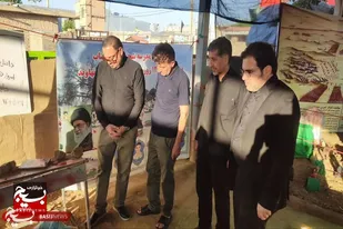 افتتاح نمایشگاه &laquo;ازبقیع تا کربلای&raquo; روستای تکه نهاوند+تصاویر