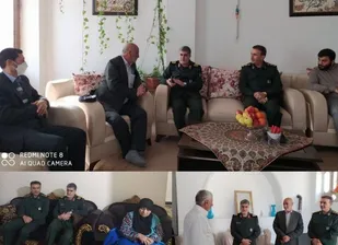 دیدار و سرکشی فرمانده سپاه امیرالمؤمنین (ع) با جمعی از خانواده های پیشکسوتان وابسته
