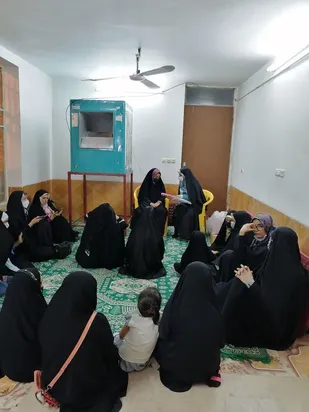 مسابقه حفظ قرآن کریم در پایگاه مقاومت بسیج بنت الهدی ده بالا