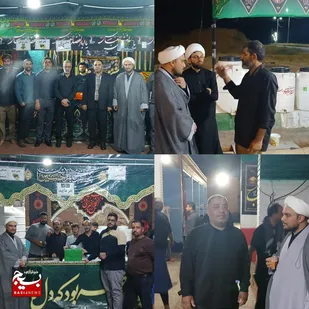 سرکشی وبازدید از مواکب در آغاجاری