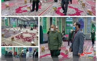 توزیع ۷۰۰ بسته معیشتی بین نیازمندان در سالروز شهادت سردار سلیمانی در بردسکن