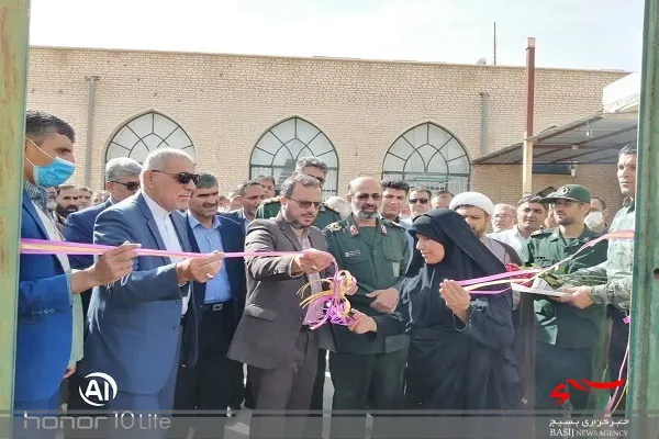 افتتاح بیمارستان صحرایی بسیج جامعه پزشکی در دهستان شوراب شهرستان ارسنجان