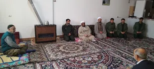 دیدارمسئول دفتر نمایندگی ولی فقیه در سپاه زنجان با خانواده شهید بالایی+تصاویر