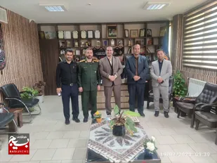 دیدار رئیس سازمان بسیج کارگران و کارخانجات با فرمانده سپاه شاهرود+ عکس