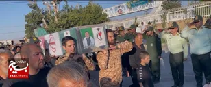 بدرقه باشکوه جانباز ۷۰ درصد دفاع مقدس در روستای کاریزنو بخش نصرآباد
