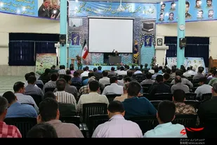برگزاری جلسه مجمع رهروان امر به معروف و نهی از منکر استان بوشهر در جمع سبزپوشان سپاه منطقه دوم نیروی دریایی سپاه پاسداران