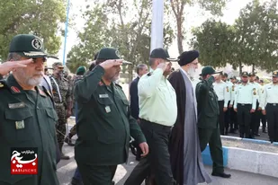 برگزاری صبحگاه مشترک نیروهای مسلح به مناسبت سوم خرداد در البرز+تصاویر