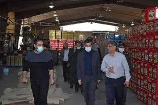 پایش میدانی کلینیک صنعت یار بسیج از شرکت پاک ظرف گلستان شاهرود+تصاویر