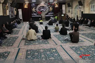 سومین شب از لیالی قدر در هیئت فاطمیون رزمندگان غرب کرج به روایت تصویر