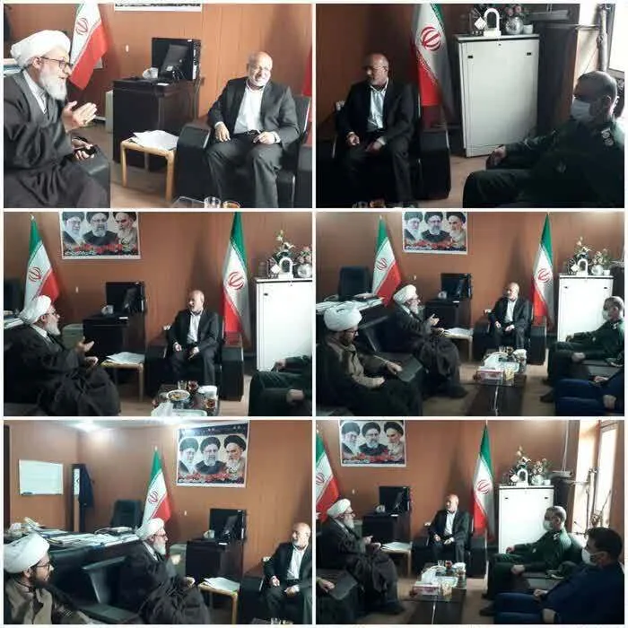 دیدار مسئول دفتر نمایندگی ولی فقیه در سپاه امیرالمومنین (ع )ایلام با فرماندار ویژه دهلران