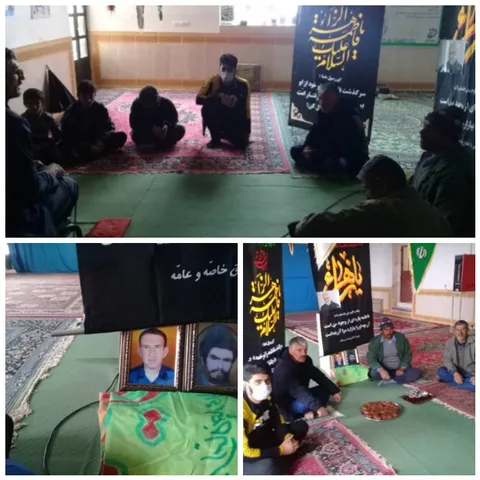 برگزاری برنامه آبروی محله بزرگداشت شهید عبدالله کیانی و جانباز شهید قلی خسروی