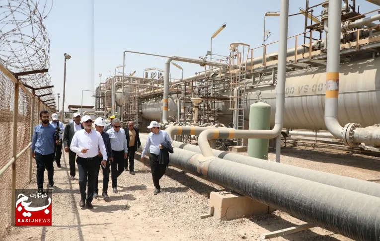 وارد مدار شدن چاه ۳۳ میدان دارخوین برای نخستین بار
