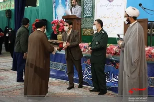 مراسم تجلیل از فعالان برنامه سه شنبه های مهدوی ناحیه بسیج امام حسن مجتبی(ع)+تصاویر