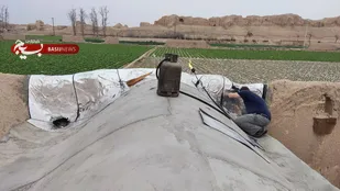 ایزوگام منازل محرومین در روستای عسگرآباد پیشوا در آستانه نوروز