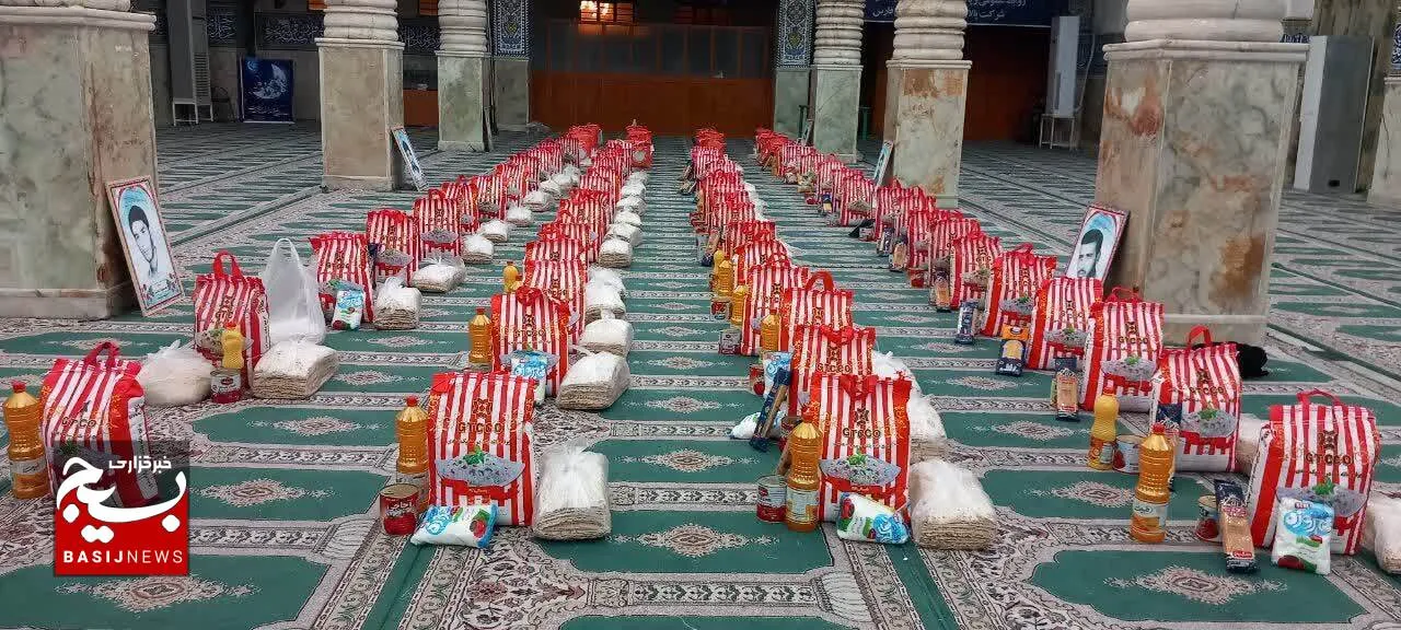 توزیع کمک های مومنانه توسط جهادگران پایگاه مائده