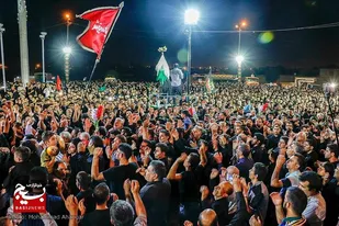 نصب بیرق عزای حضرت ثارالله (ع) در شوشتر