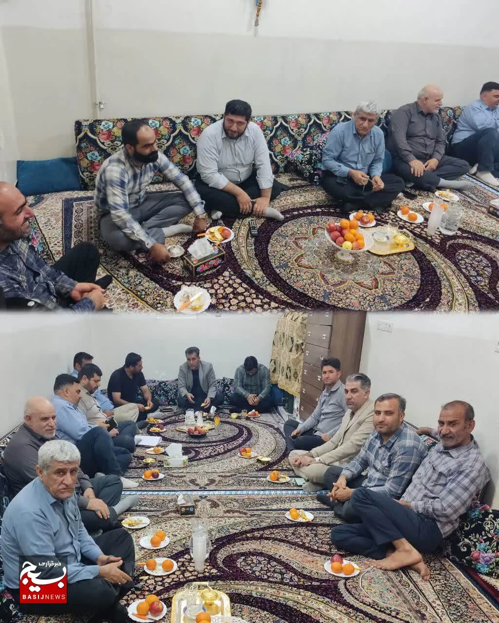 دیدار و عیادت از جانباز و رزمنده هشت سال دفاع مقدس حاج علی محمد عبدالرحمانی