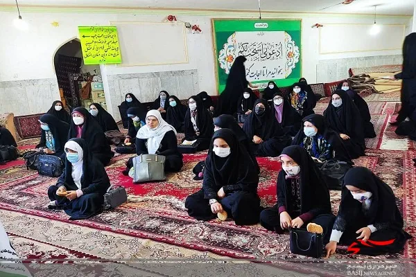 برگزاری مراسم جشن میلاد با سعادت حضرت زینب (س ) توسط حلقه های ذاکرین خواهر بسیجی