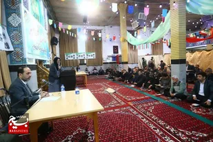 حضور سرپرست فرمانداری همدان در مسجد زینبیه (س)