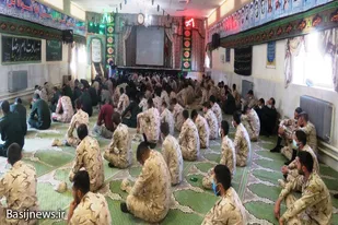 سوگواری رحلت نبی مکرم اسلام (ص) و شهادت امام حسن (ع) در تیپ ۳۲ انصارالحسین (ع) همدان