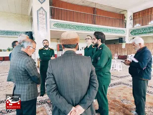 بازدید فرمانده سپاه شاهرود از پایگاه بسیج روستای بدشت+ تصاویر