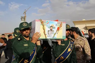 استقبال مردم همدان از پیکر مطهر شهید &laquo;زارع الوانی&raquo;