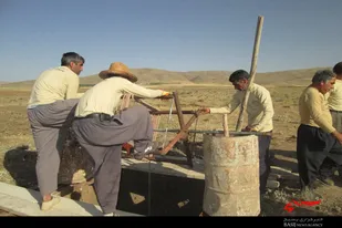 حضور جهادگران بسیجی در روستای مهدی&zwnj;آباد و دهلق ملایر